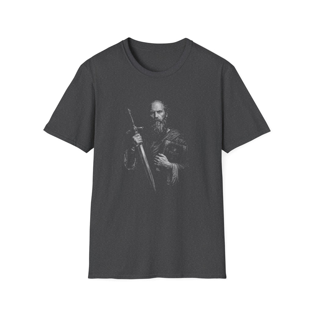 The apostle paul with sword and bible spiritual armor scripture inspired image T-Shirt
