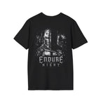 Endure The Night Medieval Knight Dark Gothic Warrior Crusader Fantasy T-Shirt