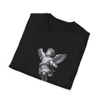 Guardian angel in gods hand spiritual christian memorial baby angel protection from above T-Shirt