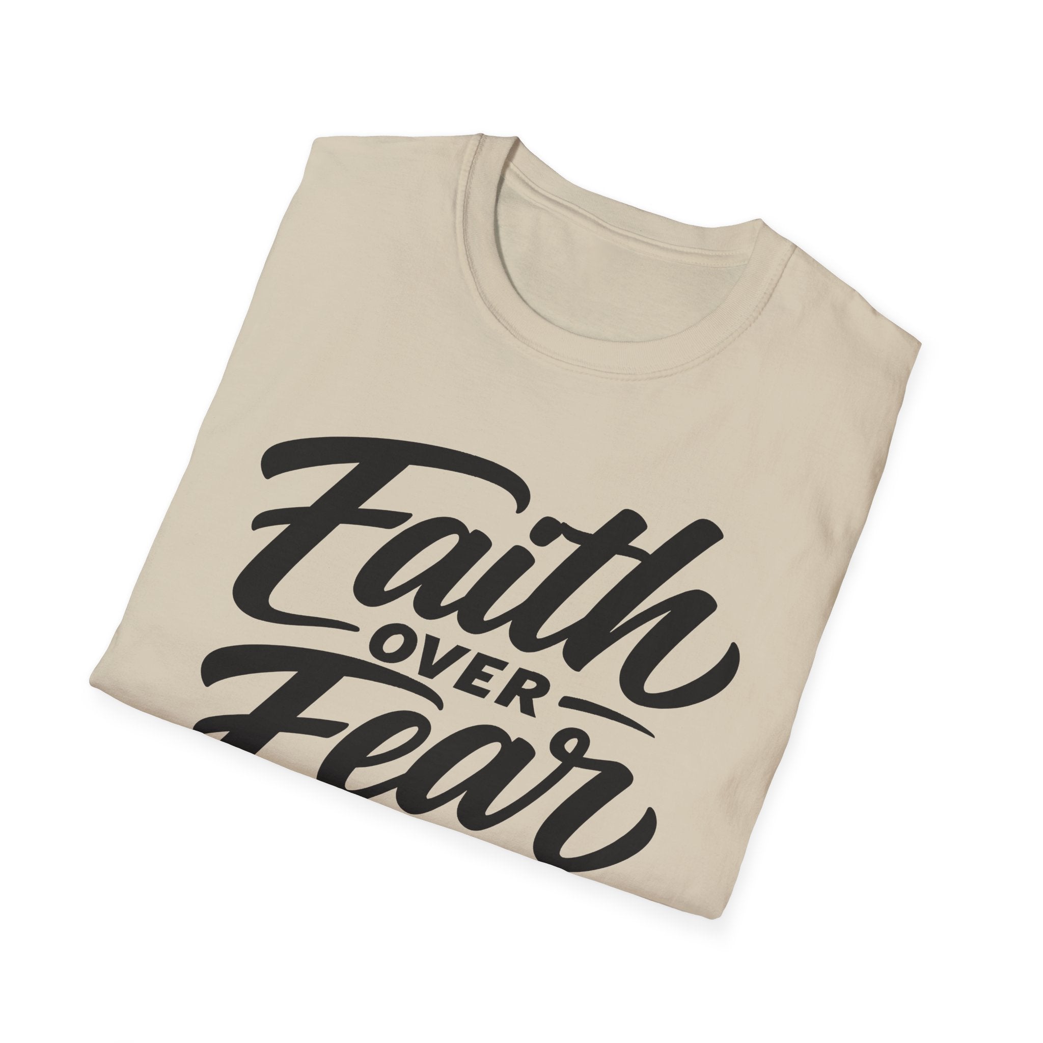 Faith over fear christian bible verse inspirational quote T-Shirt