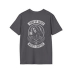 Sons Of Grace Mercy Chapter Gothic Virgin Mary Cross And Roses Catholic Biker Faith Emblem