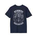 Sons Of Grace Kingdom Chapter Christian Warrior Saint Peter Keys Cross Emblem T-Shirt