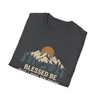 Blessed Be The Lord My Rock Who Trains My Hands For War And My Fingers For Battle Psalm 144 1 Christian Warrior Verse T-Shirt