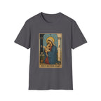 Holy mother mary vintage catholic art icon with baby jesus T-Shirt