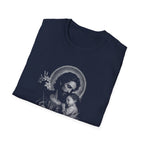saint joseph holding child jesus sacred catholic fatherhood devotion and protection T-Shirt
