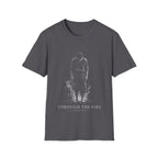 Through The Fire Isaiah 43 2 Christian Scripture Bible Verse Faith Artwork For Trials And Spiritual Strength T-Shirt