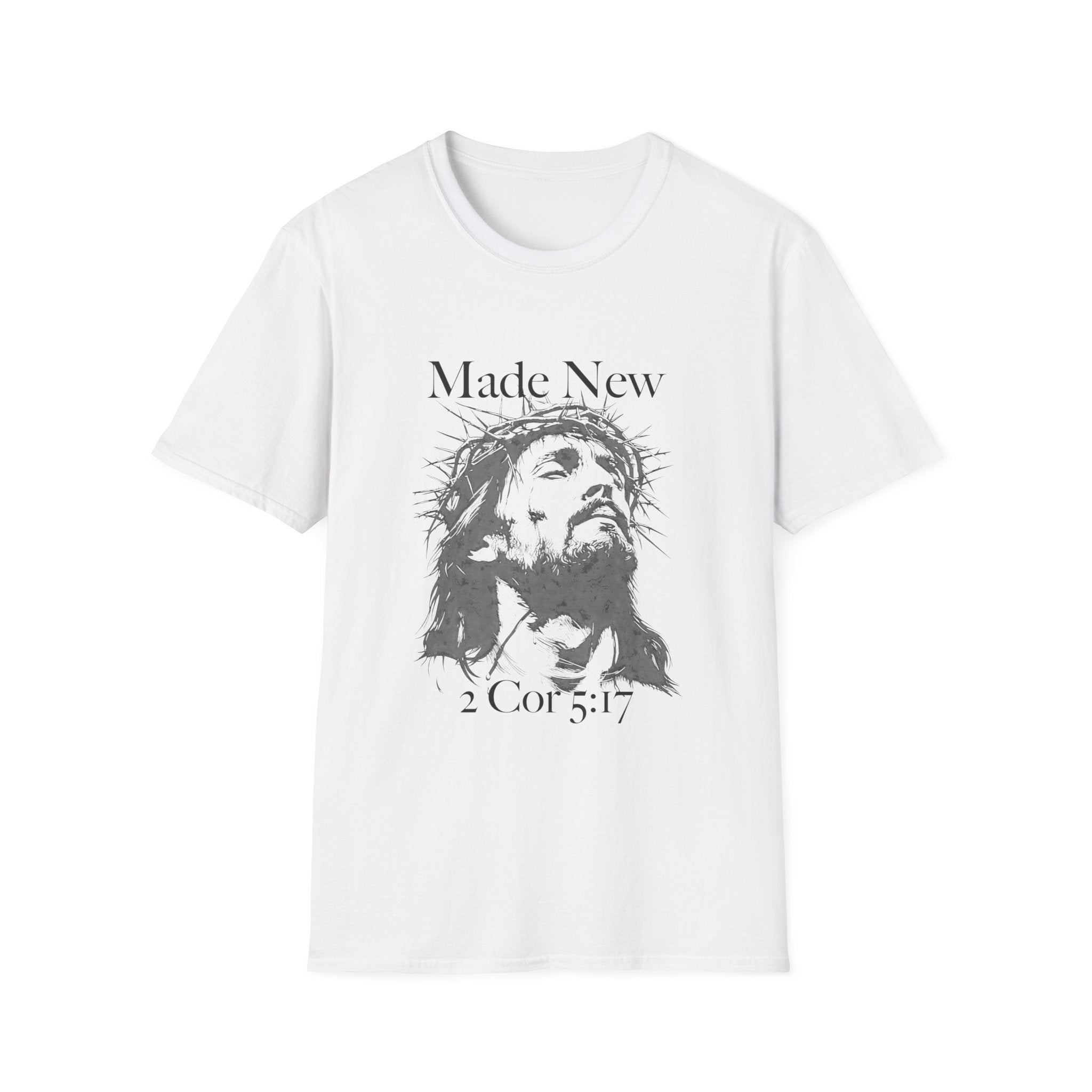 Made new 2 cor 5 17 vintage 90s washout christian jesus T-Shirt