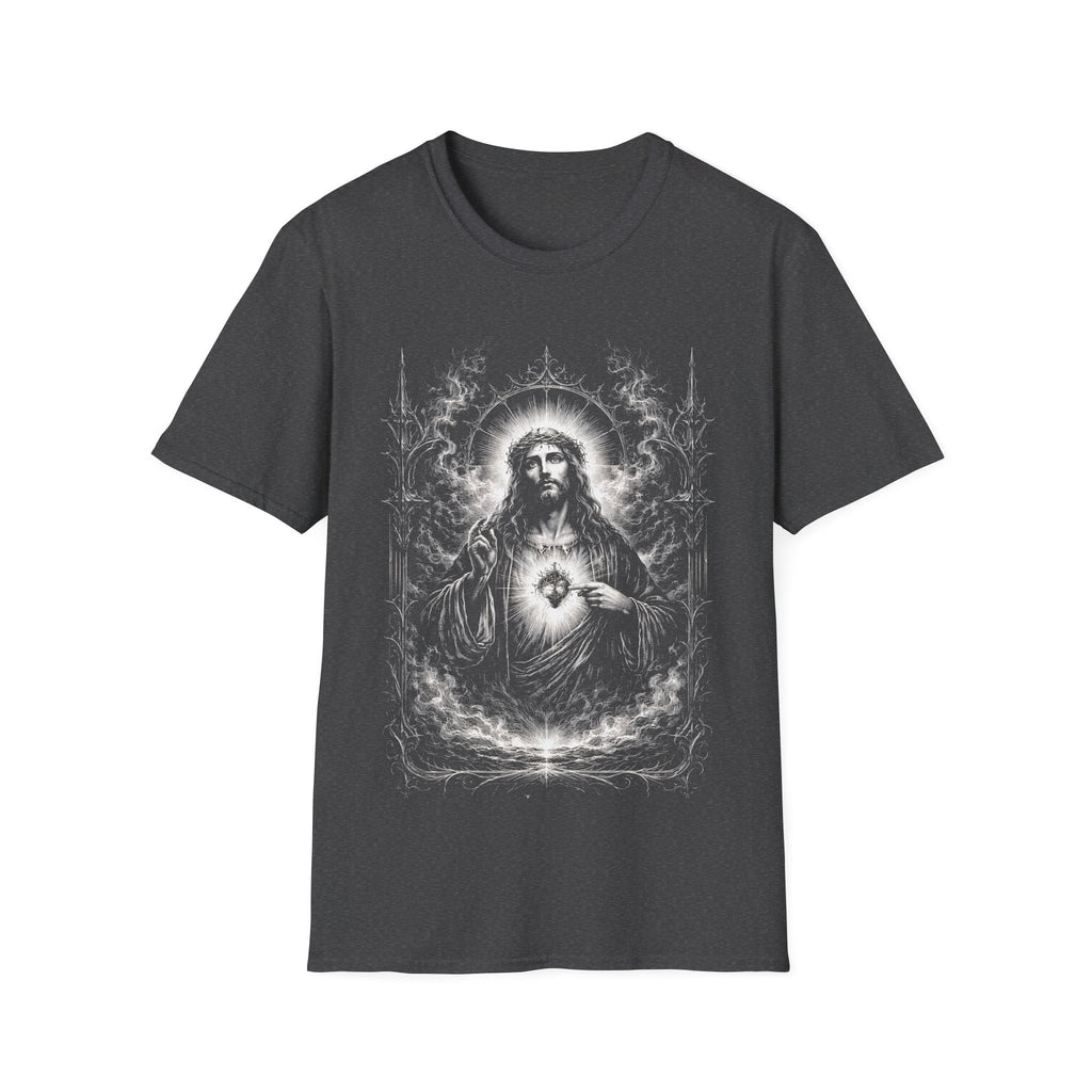 Jesus sacred heart radiant faith design for christian believers T-Shirt