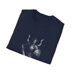 Archangel michael warrior of light defeating demon fallen angel spiritual warfare christian symbol of protection T-Shirt