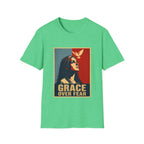 Grace Over Fear Christian Faith Inspirational Dove Woman Religious Hope T-Shirt