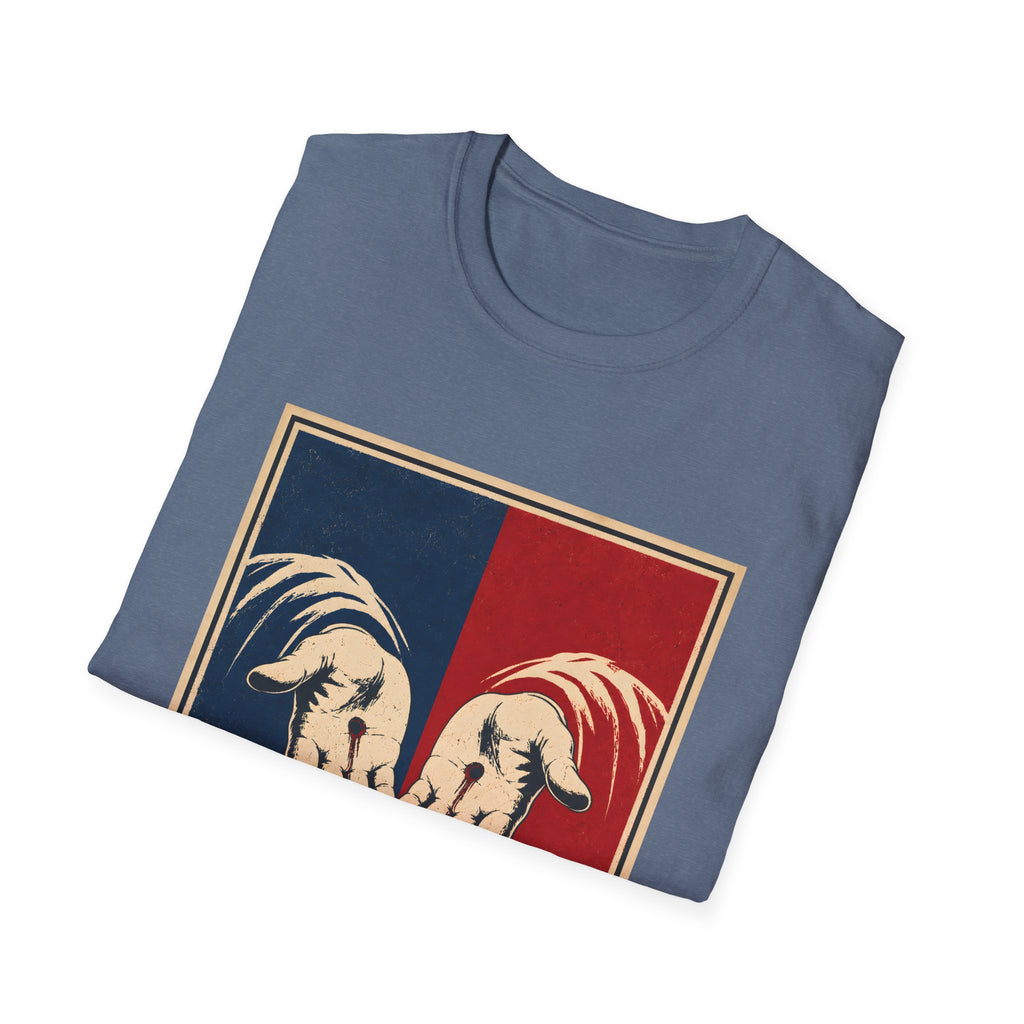 Forgiven Christian Nail Scarred Hands Jesus Easter Salvation Faith Reminder T-Shirt