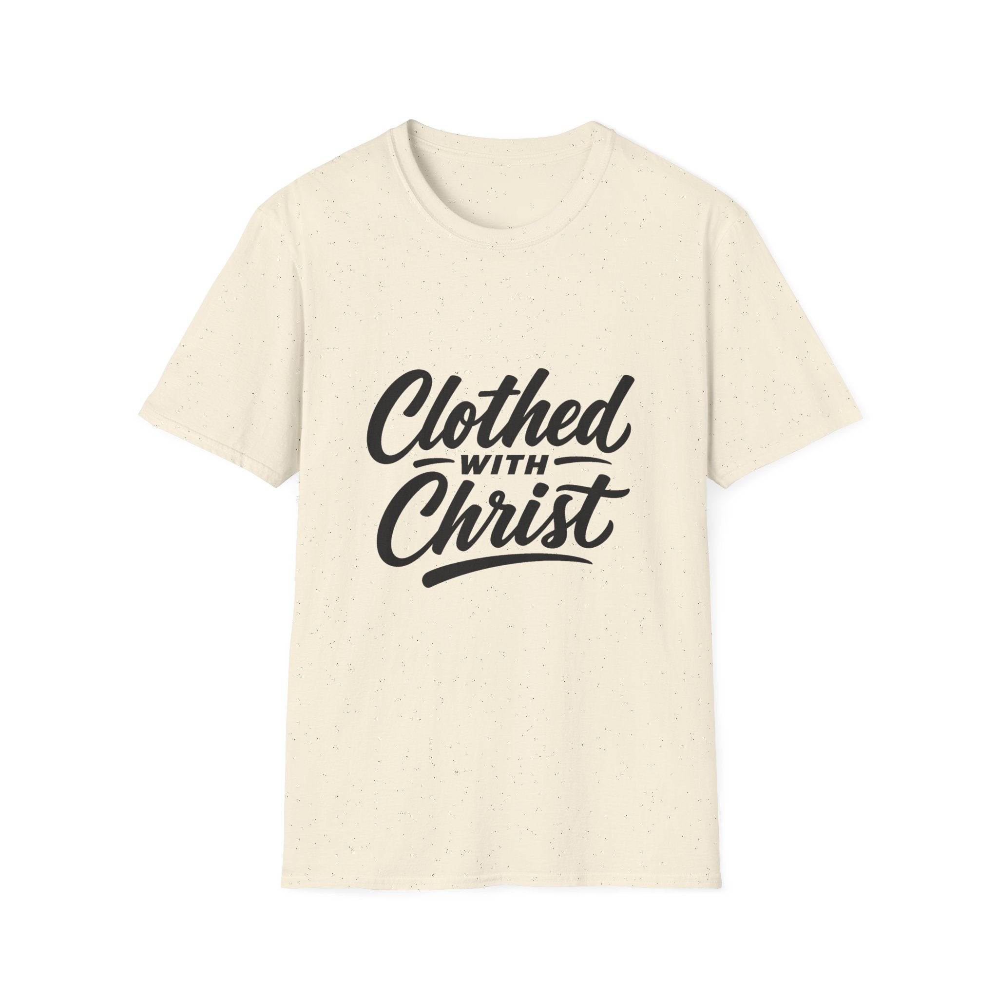 Clothed with christ christian faith bible verse typography for believers church youth group and christian streetwear T-Shirt