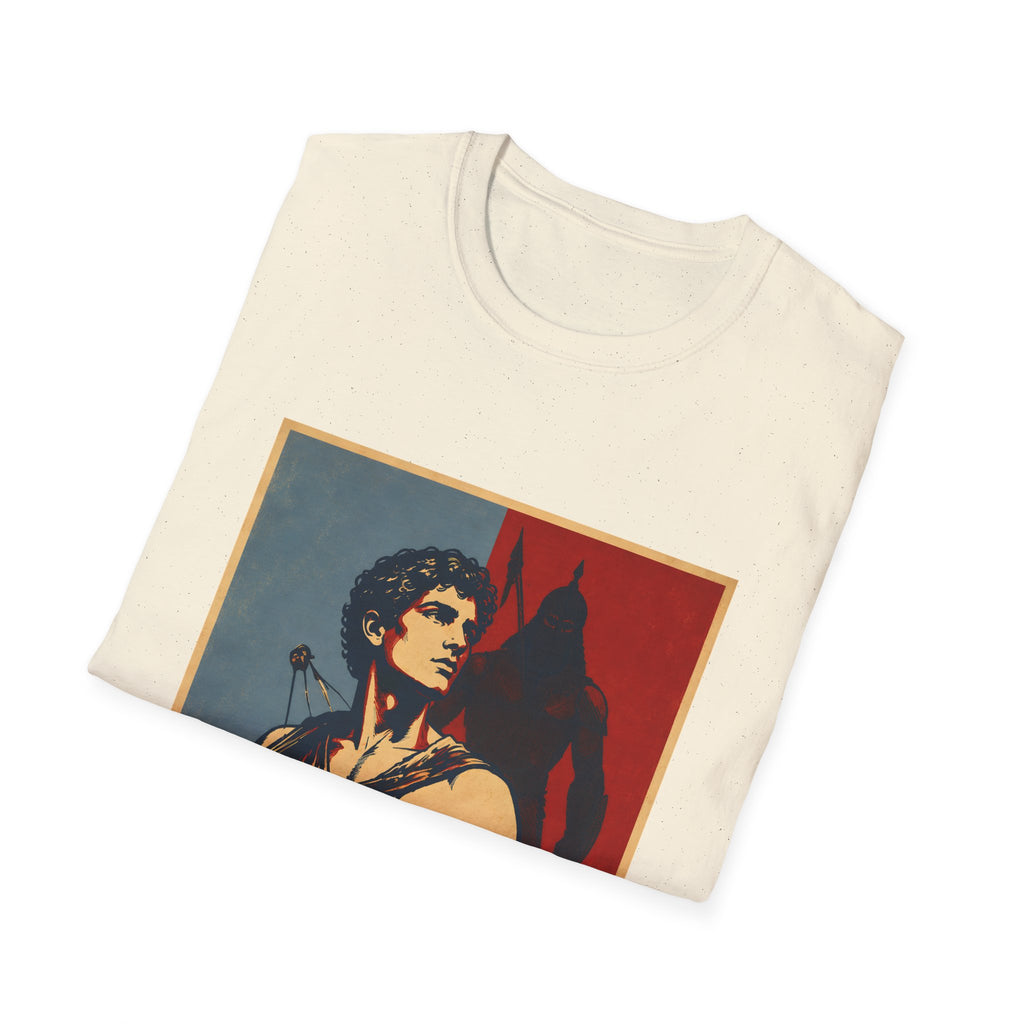 He Is Greater Than The Highs And Lows Christian David And Goliath Warrior Faith Inspirational T-Shirt