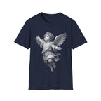 Guardian angel in gods hand spiritual christian memorial baby angel protection from above T-Shirt