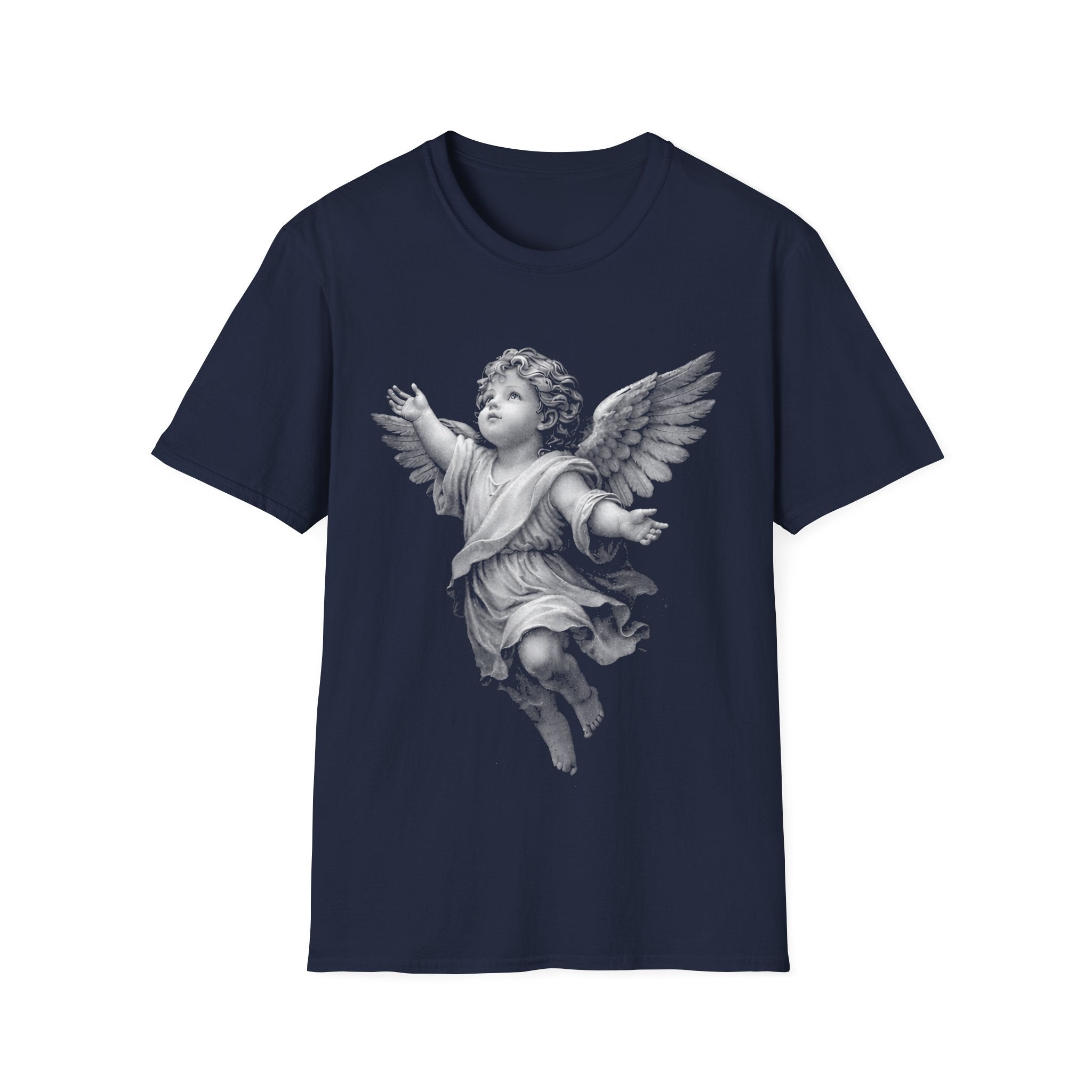 Guardian angel in gods hand spiritual christian memorial baby angel protection from above T-Shirt