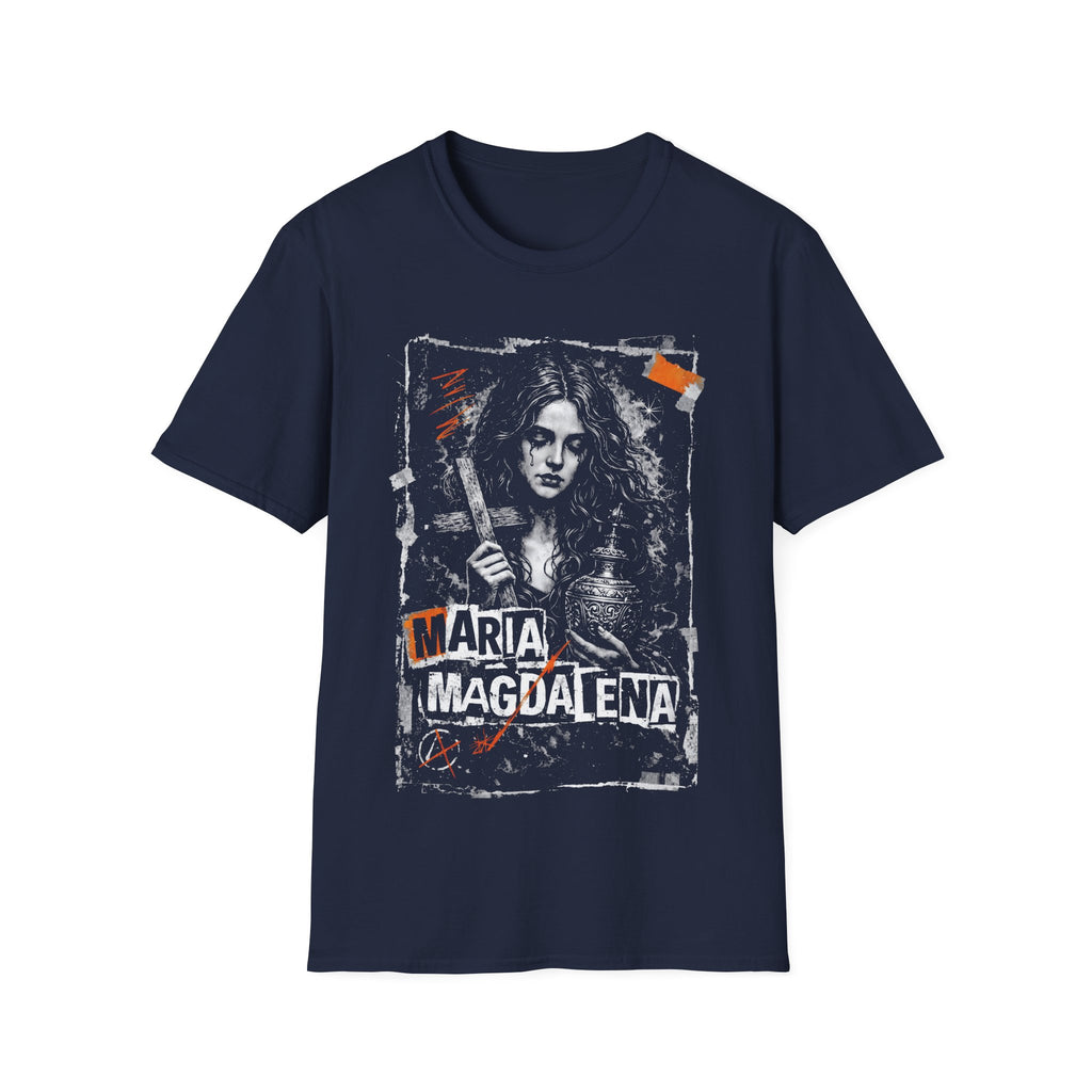 Maria magdalena gothic christian mystic sorrowful biblical icon for spiritual seekers T-Shirt