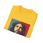 Redemption Jesus Christ Crown Of Thorns Christian Faith Hope Inspirational Savior Art Poster Style Religious Redemption T-Shirt