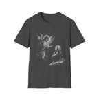Annunciation angel gabriel and virgin mary christian catholic angelic scene religious artwork for believers and marian T-Shirt