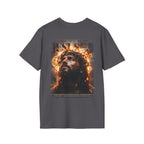 Jesus is lord romans 10 9 13 crown of thorns savior faith T-Shirt