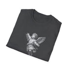 Guardian angel in gods hand spiritual christian memorial baby angel protection from above T-Shirt