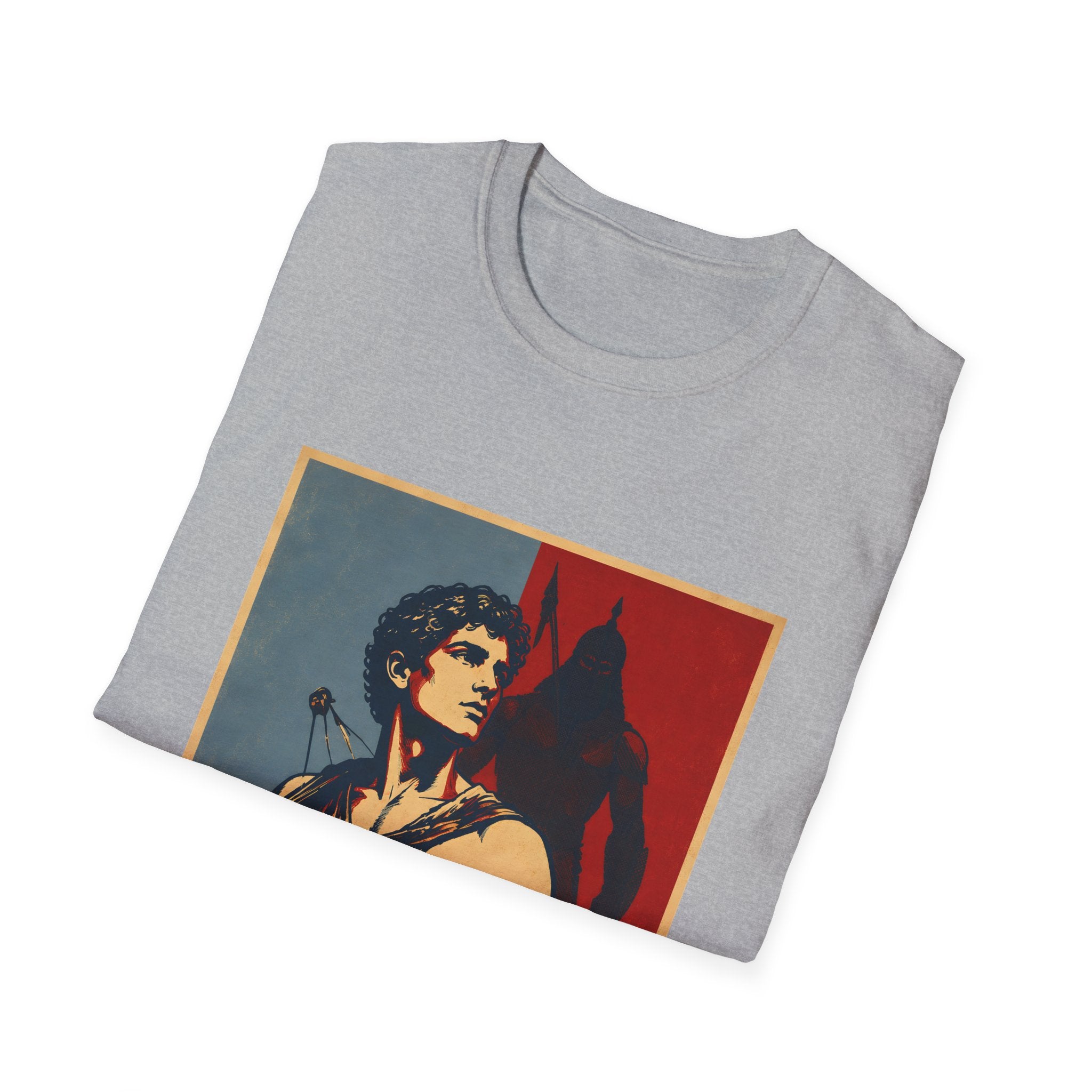 He Is Greater Than The Highs And Lows Christian David And Goliath Warrior Faith Inspirational T-Shirt