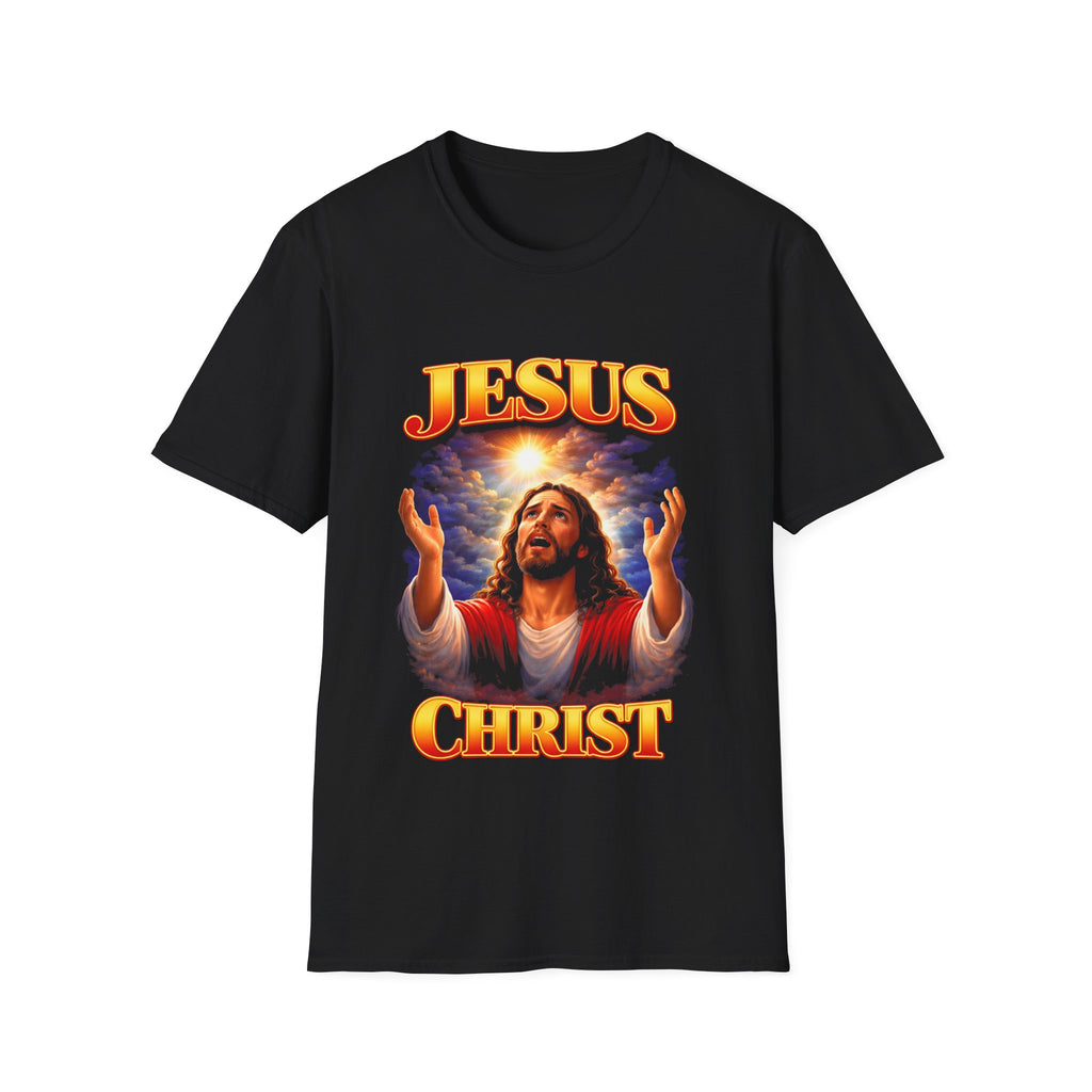 Jesus christ heavenly light prayer faith christian worship inspirational salvation hope T-Shirt