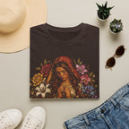 Redeemed By Grace Christian Faith Prayer And Flowers T-Shirt