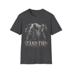 Stand Firm Ephesians 6 13 Christian Knight Armor Of God Spiritual Warfare Faith Courage T-Shirt