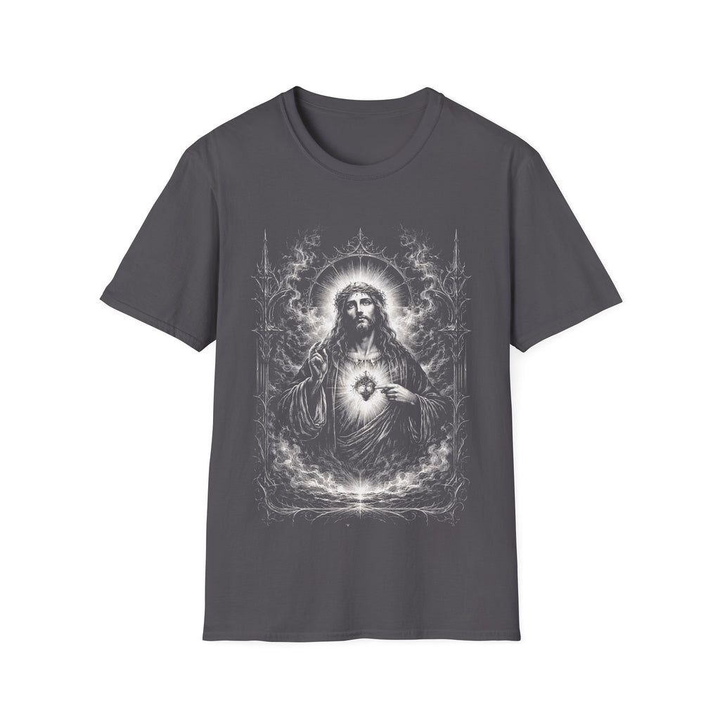 Jesus sacred heart radiant faith design for christian believers T-Shirt