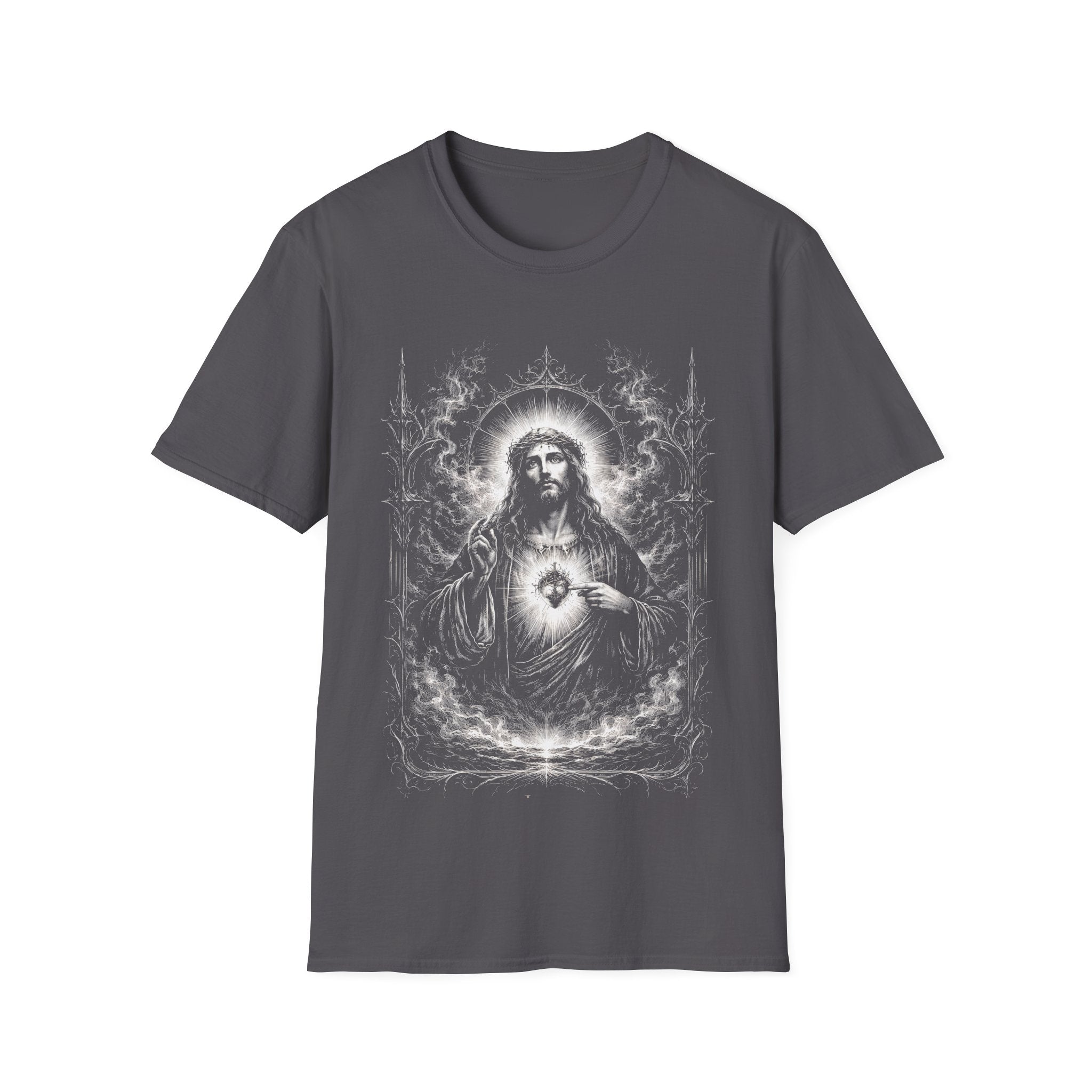Jesus sacred heart radiant faith design for christian believers T-Shirt