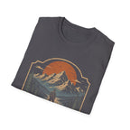 He Directs My Paths Proverbs 3 6 Christian Hiking Mountain Bible Verse Outdoor Faith Landscape T-Shirt