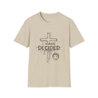 I have decided christian cross baptism faith kids ministry devotion T-Shirt