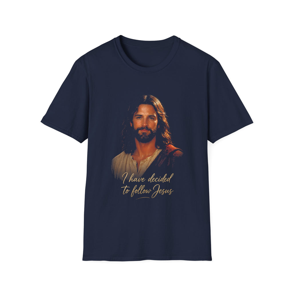 I have decided to follow jesus christian faith statement of faith for believers and disciples of christ T-Shirt
