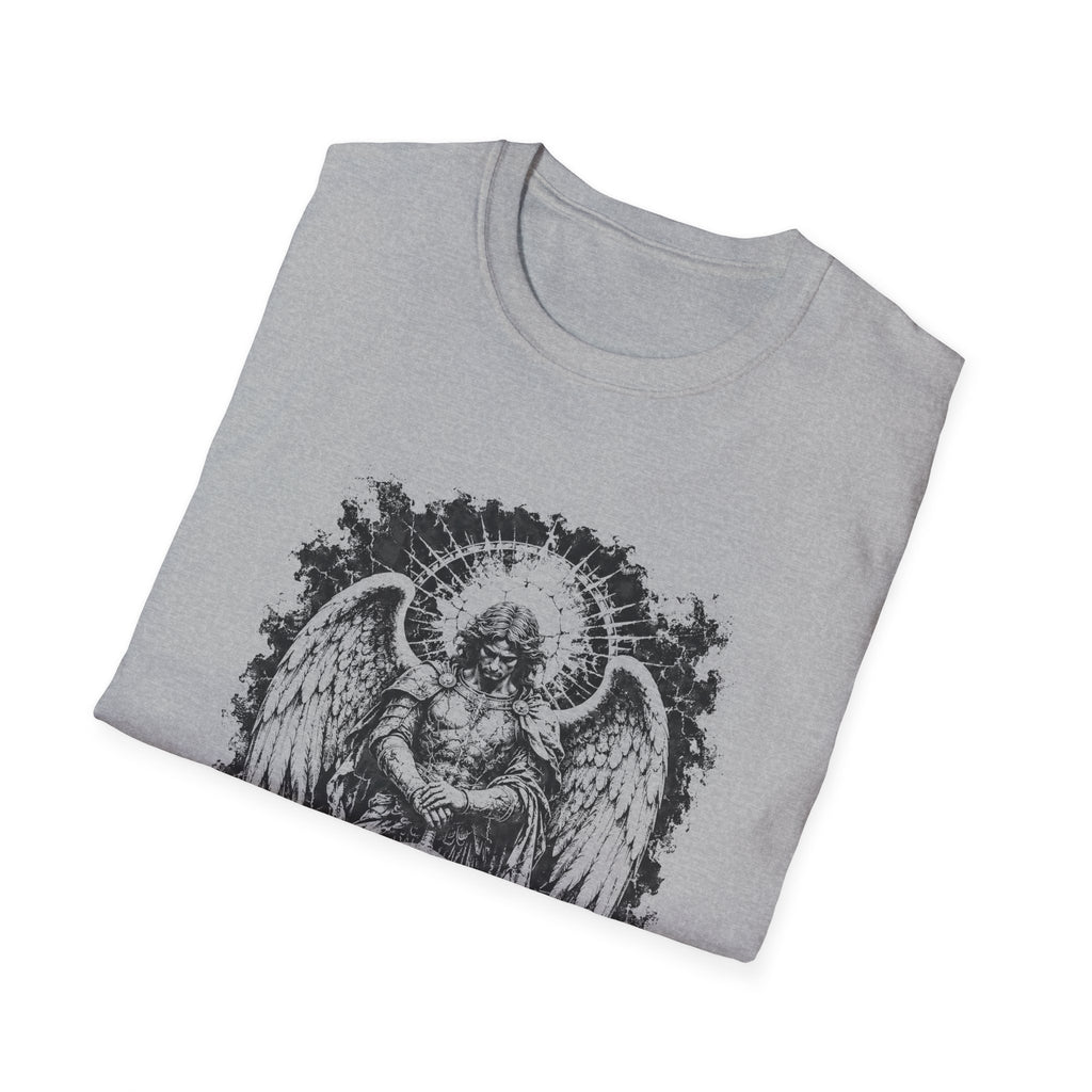 Saint Michael Defend Us Archangel Warrior Christian Catholic Spiritual Warfare Protection T-Shirt