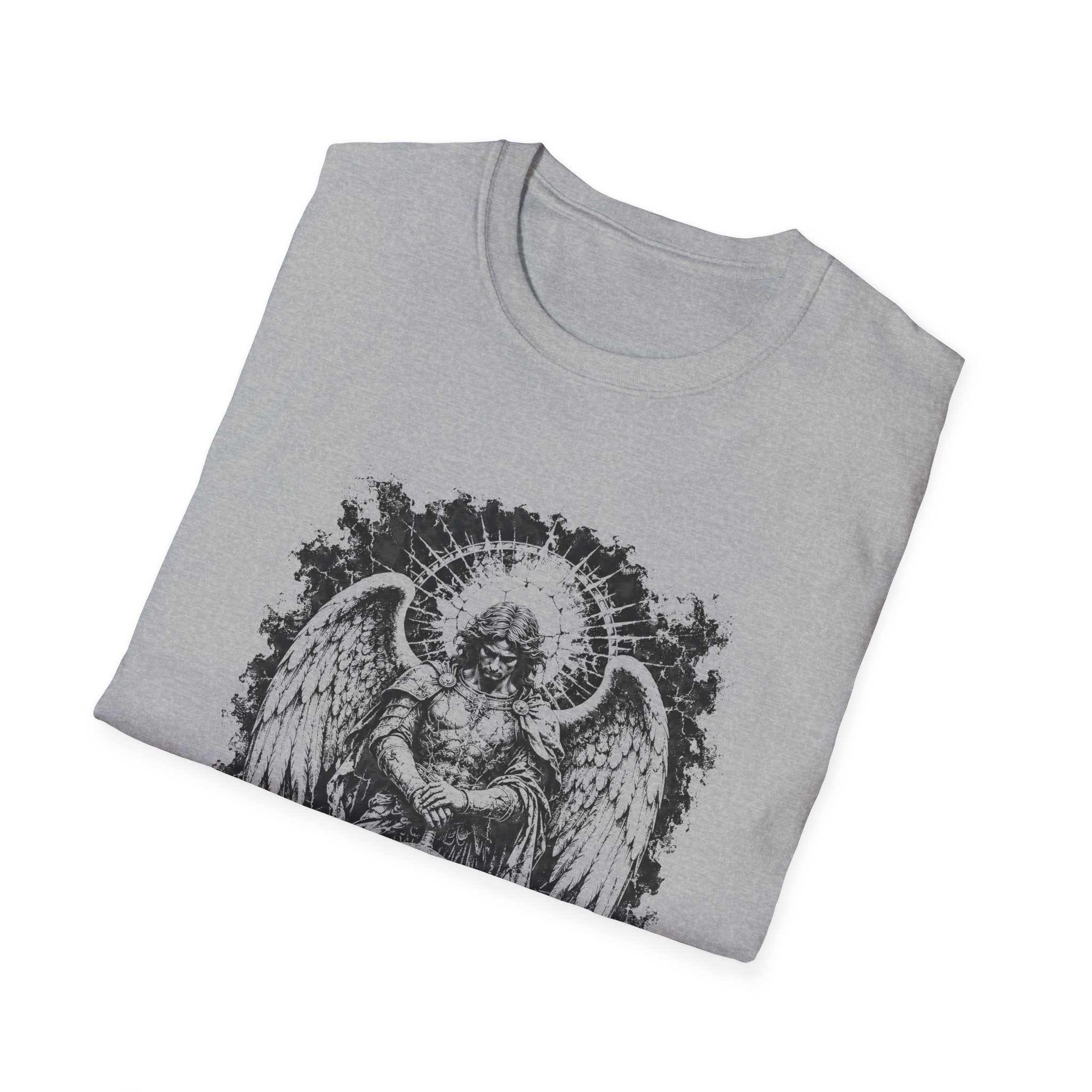 Saint Michael Defend Us Archangel Warrior Christian Catholic Spiritual Warfare Protection T-Shirt