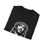 Jesus christ with crown of thorns christian faith savior crucifixion good friday easter religious T-Shirt