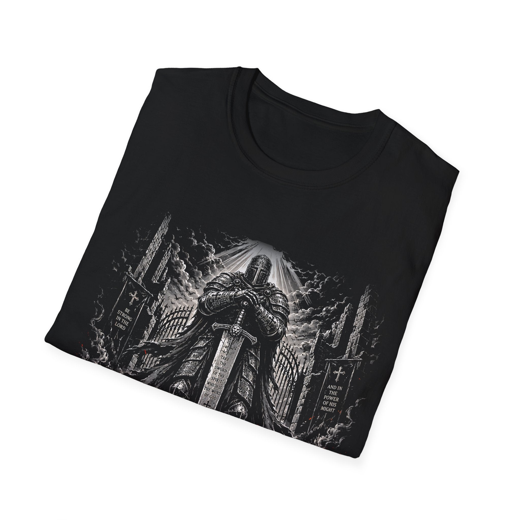 Put On The Full Armor The Word Of God Christian Knight Spiritual Warfare Armor Of God T-Shirt