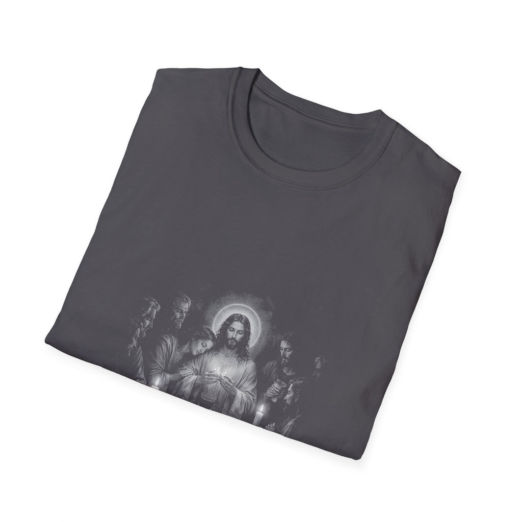 Jesus at the last supper christian eucharist communion scene for believers and faithful worshipers T-Shirt