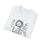 Ecce agnus dei john the baptist in jordan river christian baptism T-Shirt
