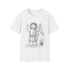 Ecce agnus dei john the baptist in jordan river christian baptism T-Shirt
