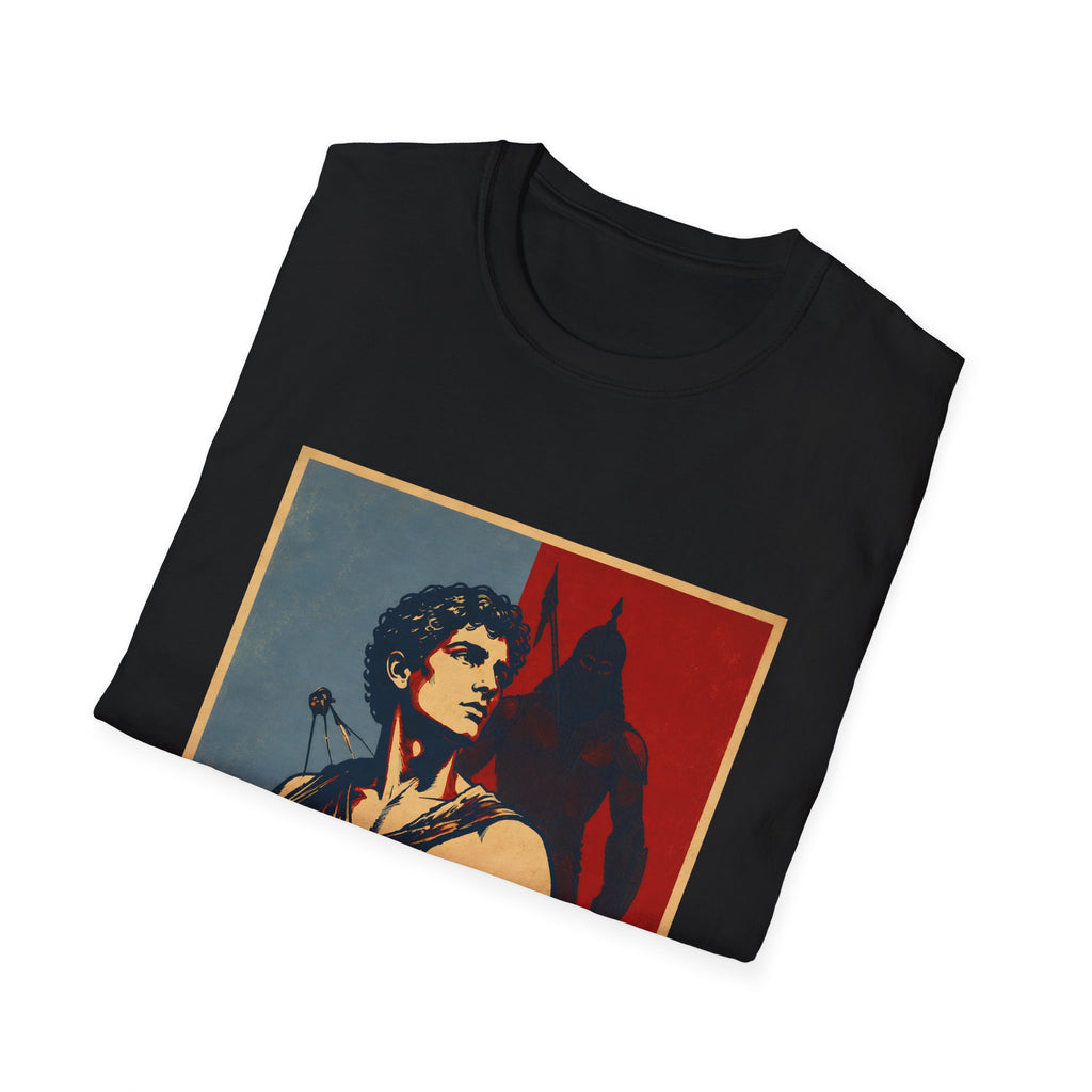 He Is Greater Than The Highs And Lows Christian David And Goliath Warrior Faith Inspirational T-Shirt