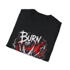 Burn For Something Eternal Christian Faith Fire Crown Of Thorns Revival T-Shirt