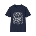 Sacred Heart Of Jesus Christ Radiant Christian Catholic Devotional Portrait T-Shirt