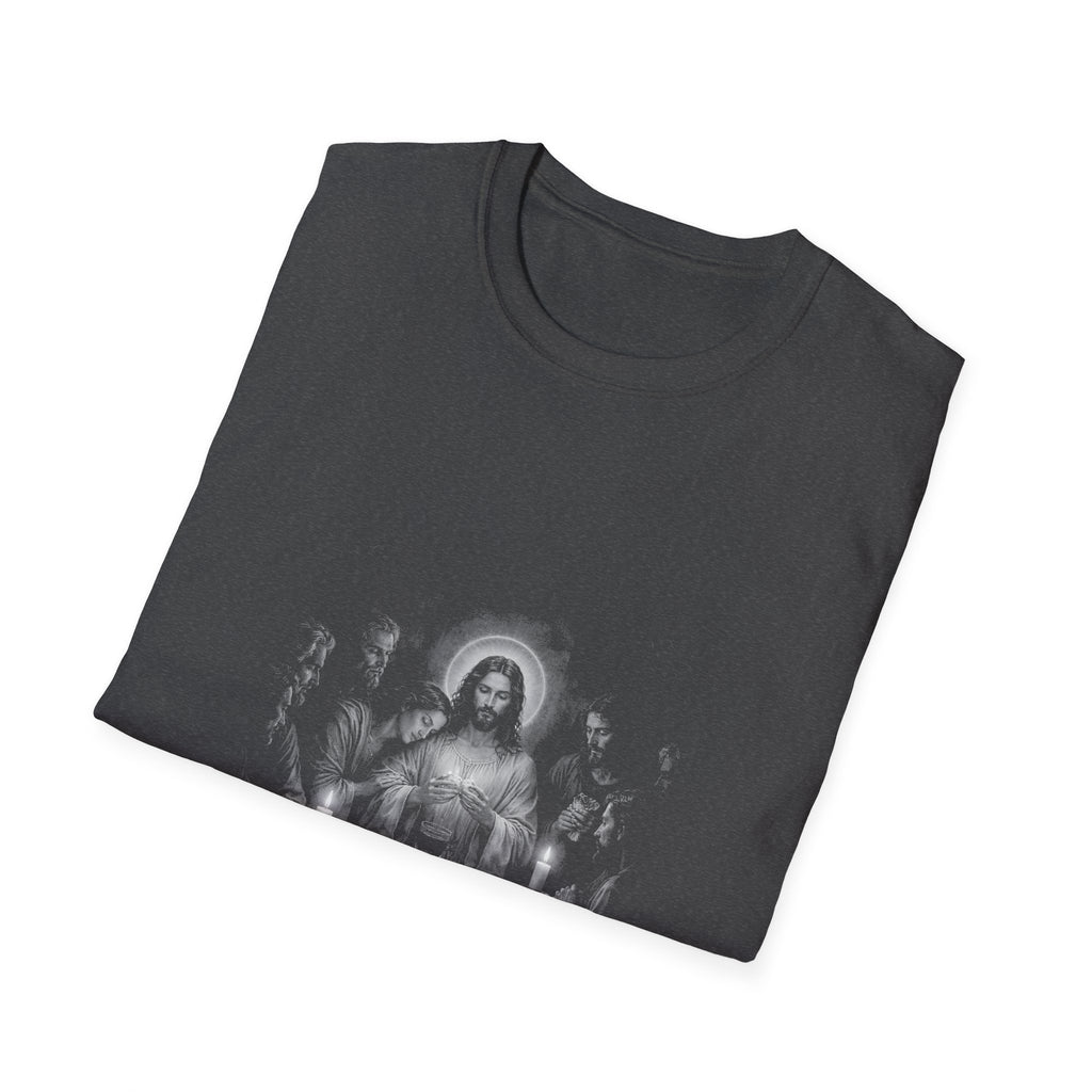 Jesus at the last supper christian eucharist communion scene for believers and faithful worshipers T-Shirt