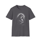 blessed madonna and child holy mother mary with baby jesus sacred christian catholic iconic image T-Shirt