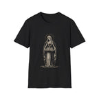 Sacred Heart Madonna With Prayer Candles Gothic Catholic Mary Icon T-Shirt