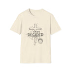 I have decided christian cross baptism faith kids ministry devotion T-Shirt