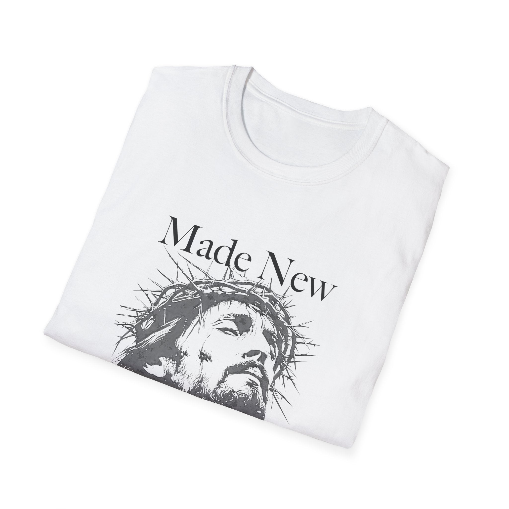 Made new 2 cor 5 17 vintage 90s washout christian jesus T-Shirt