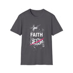 Faith Over Fear Cross Christian Faith Fear Encouragement For Believers And Church Youth T-Shirt