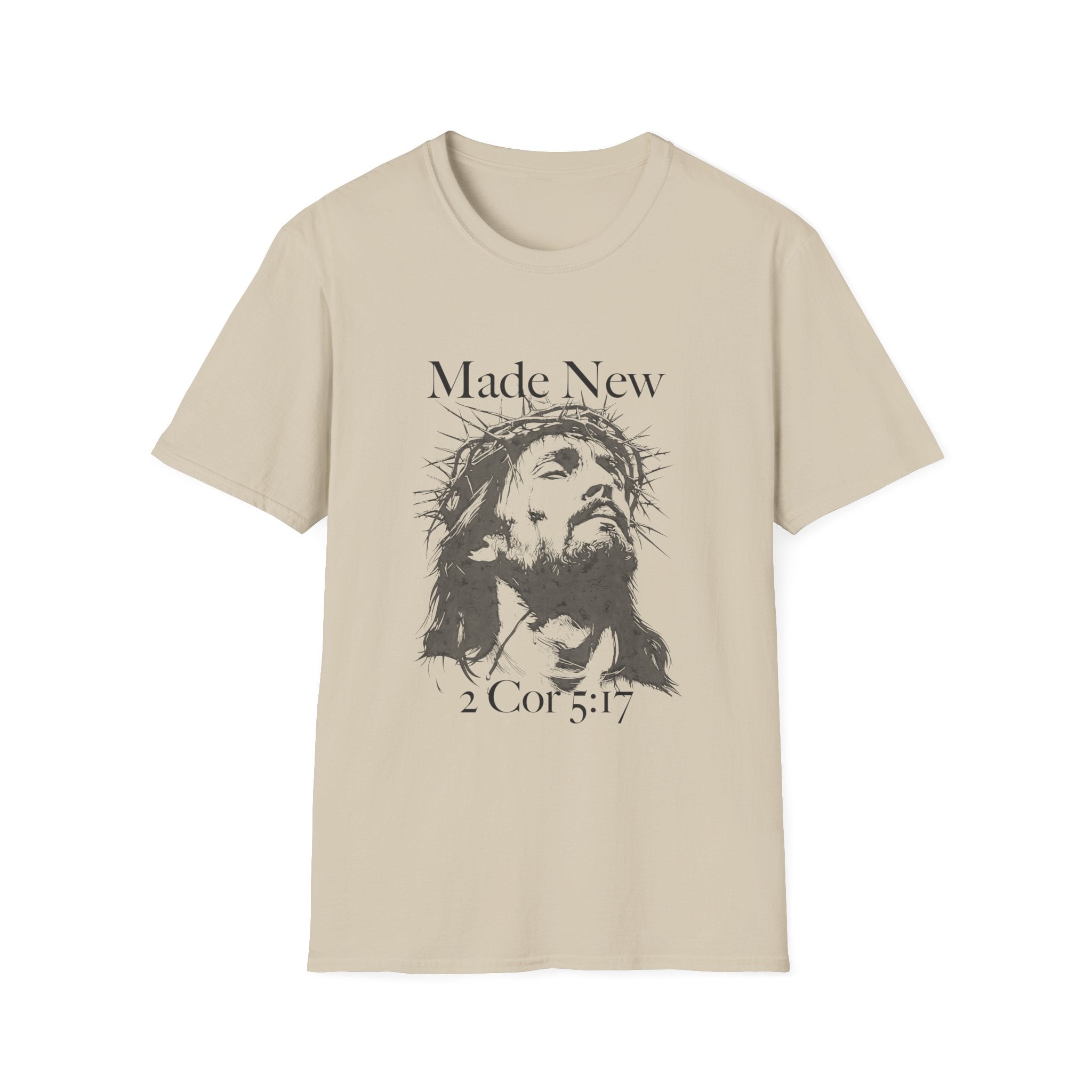 Made new 2 cor 5 17 vintage 90s washout christian jesus T-Shirt